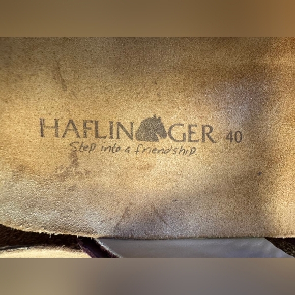 Haflinger Sandal Burgundy Double Strap Leather EUC Size 40 - Picture 9 of 9